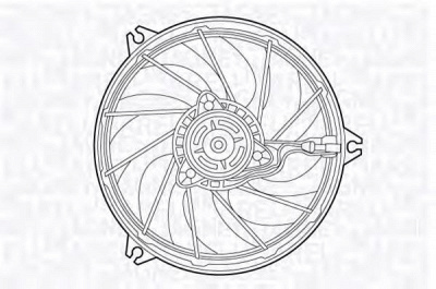 MAGNETI MARELLI 069422552010 -  Вентилятор, охлаждение двигателя